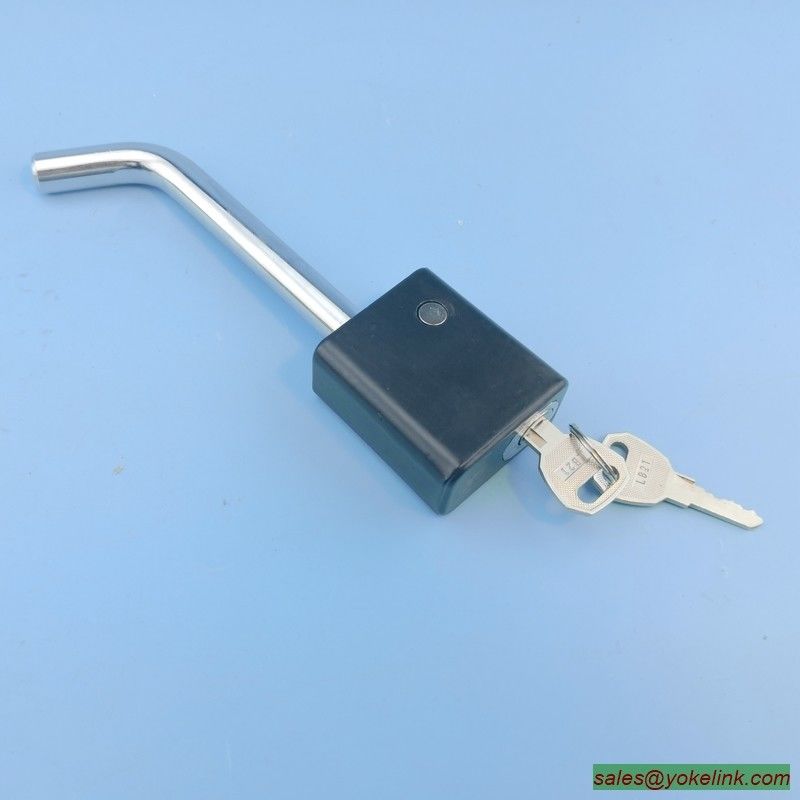 Security Steel 1/2"  Hitch Pin Lock - Bent Pin Style Locking with 2 keys
