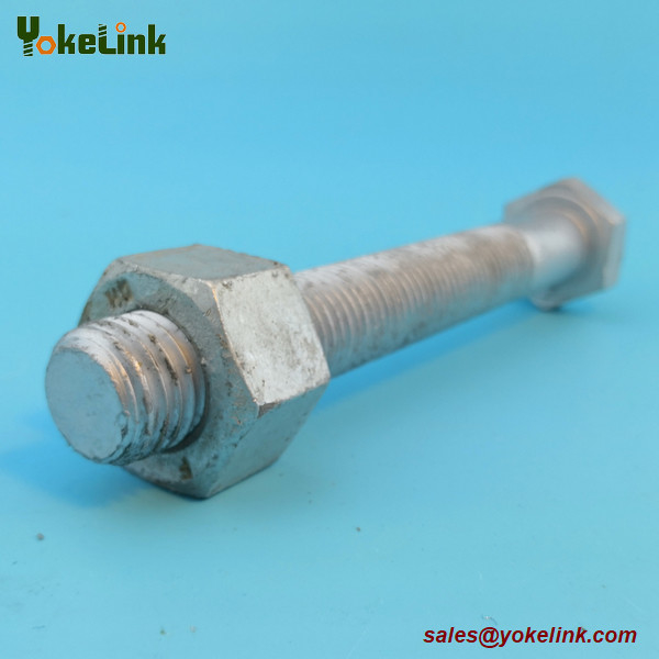 M36 ASTM F3125M Grade A325M Hot Dipped Galvanized Steel Structural Bolt w/A563 DH Nut & F436 Washer