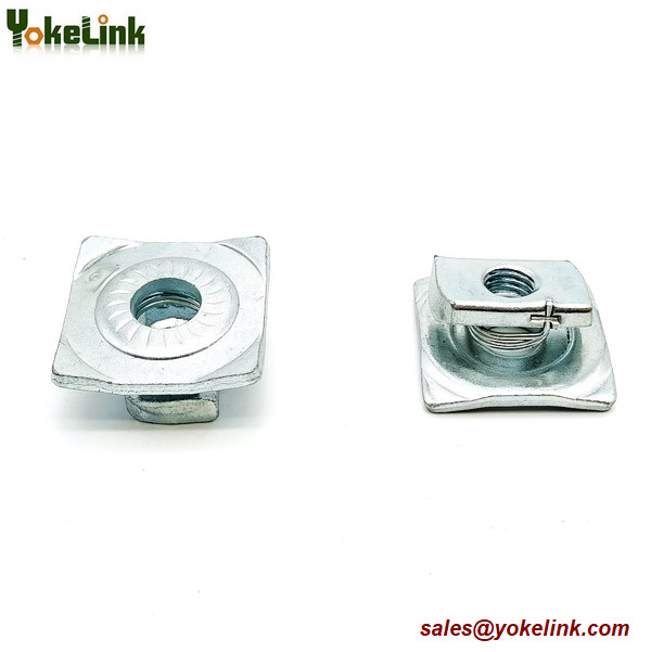 Zinc Plated Combo Nut Washer 1/2" Combo Channel Nut Square Washer