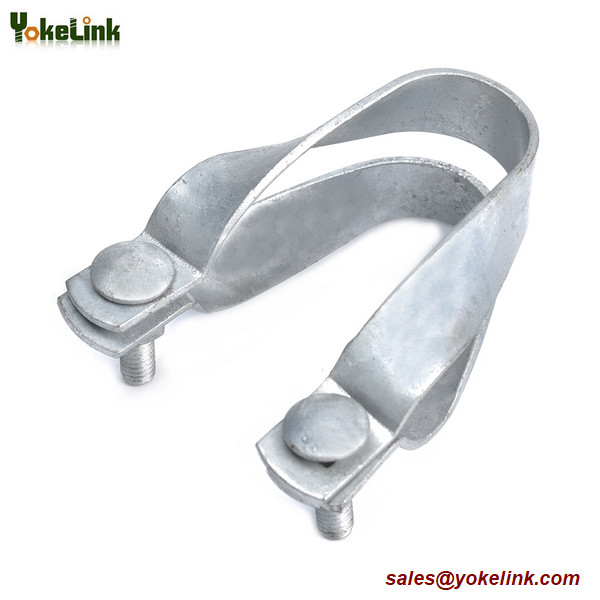 Galvanized Steel Greenhouse Cross Connectors 1 5/8"X1 3/8" Purlin Bracket