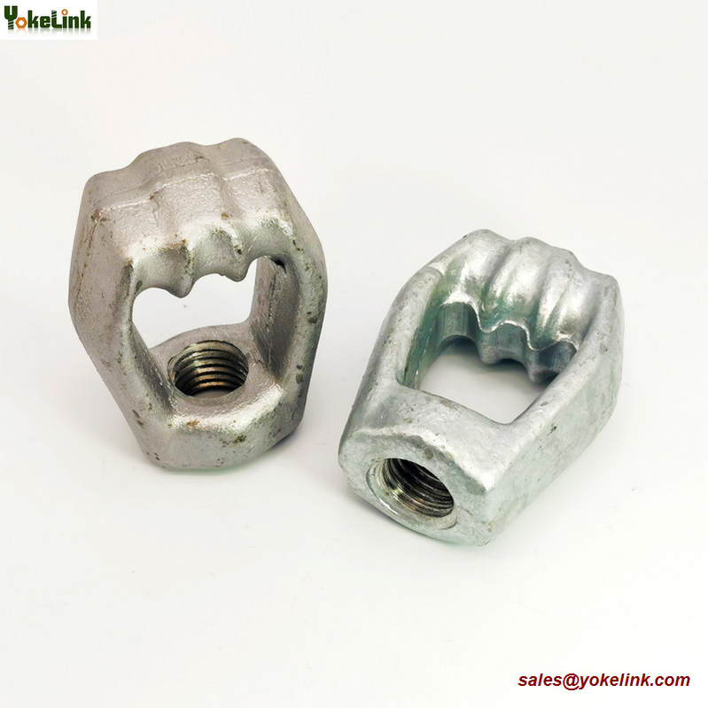 Forged Triple Eye Nut 1" Three Strand Thimbles Nut for Power Line Hardware