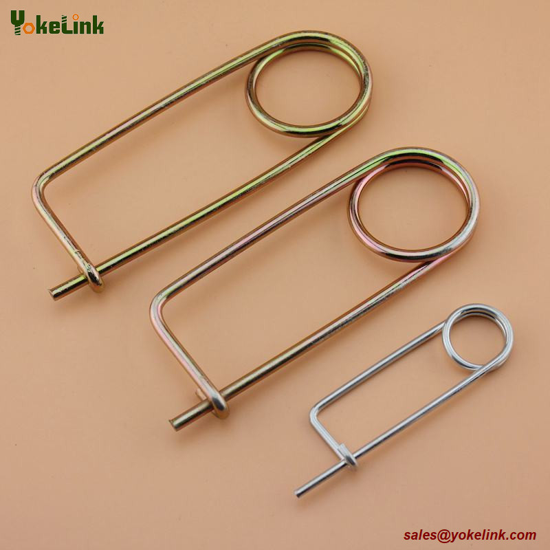 Spring Wire Coiled Tension Safety Pin, Small body Diaper Pin ,Zinc