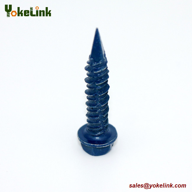 Hex Washer Head Concrete Screw HiLo Thread Screws Ruspert Tapcon Screw