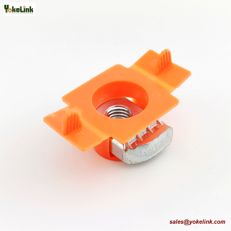 Stainess Steel M12 Strut Channel Spring Nut with plastic cover