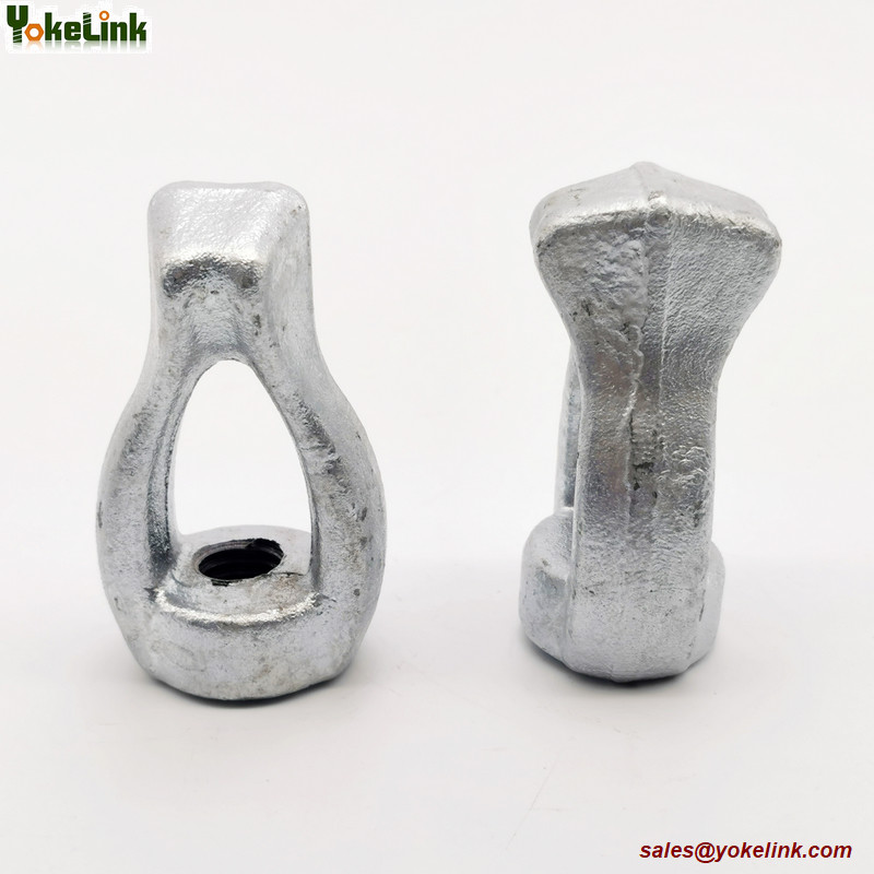 Hot Dip Galvanized Thimble Eye Nut 5/8"11 thimbleye nut for Power line