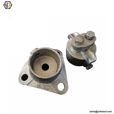 Hot Dip Galvanized Sidewalk Pole Plate and End Fitting iron casting