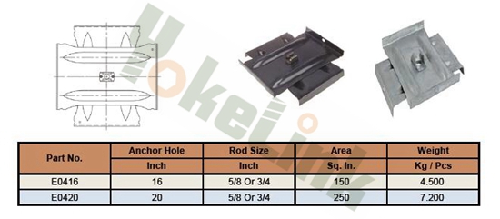 Hot Dip Galvanized Cross Plate Anchor/ Cross Plate/ Anchor Plate
