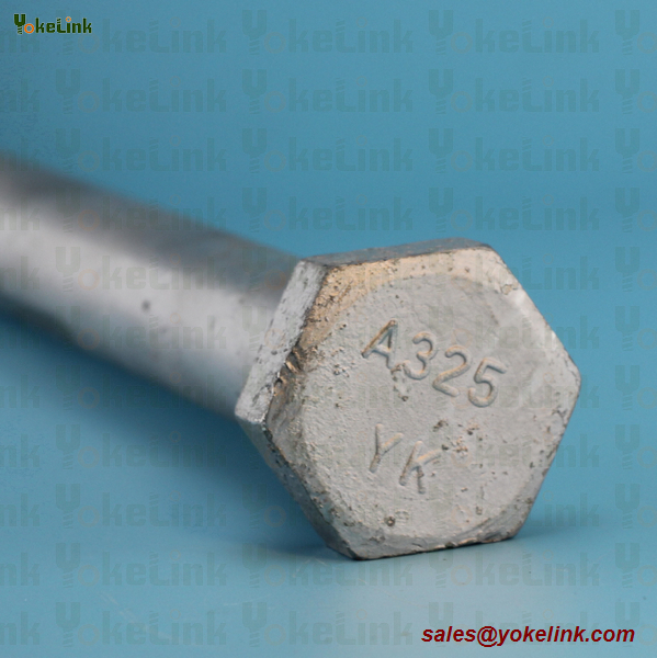 1"8 ASTM A325 Hot Dip Galvanized Steel Structural Bolt with A563 DH