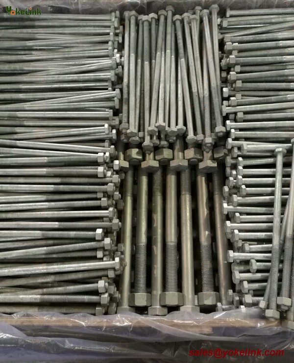 1"8 ASTM F3125 Grade A325 Hot Dipped Galvanized Steel Structural Bolt