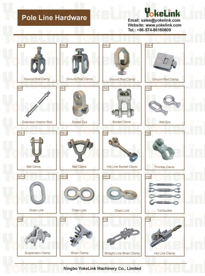 Thimble Eye Nut for Pole line hardware